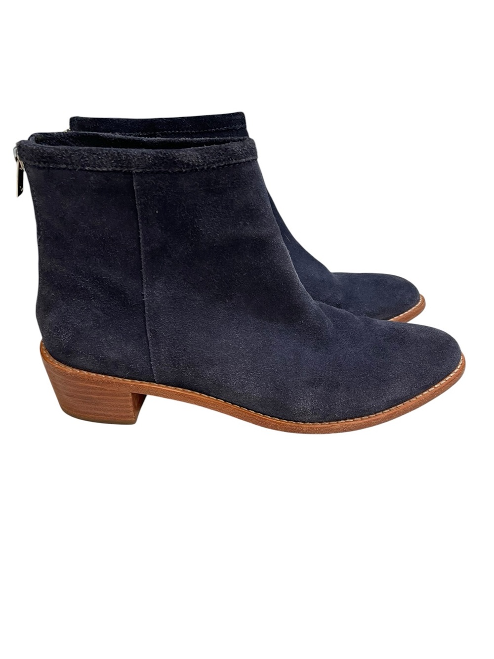 Loeffler Randall Navy Blue Suede Felix Ankle Bootie SZ 9.5 Women’s